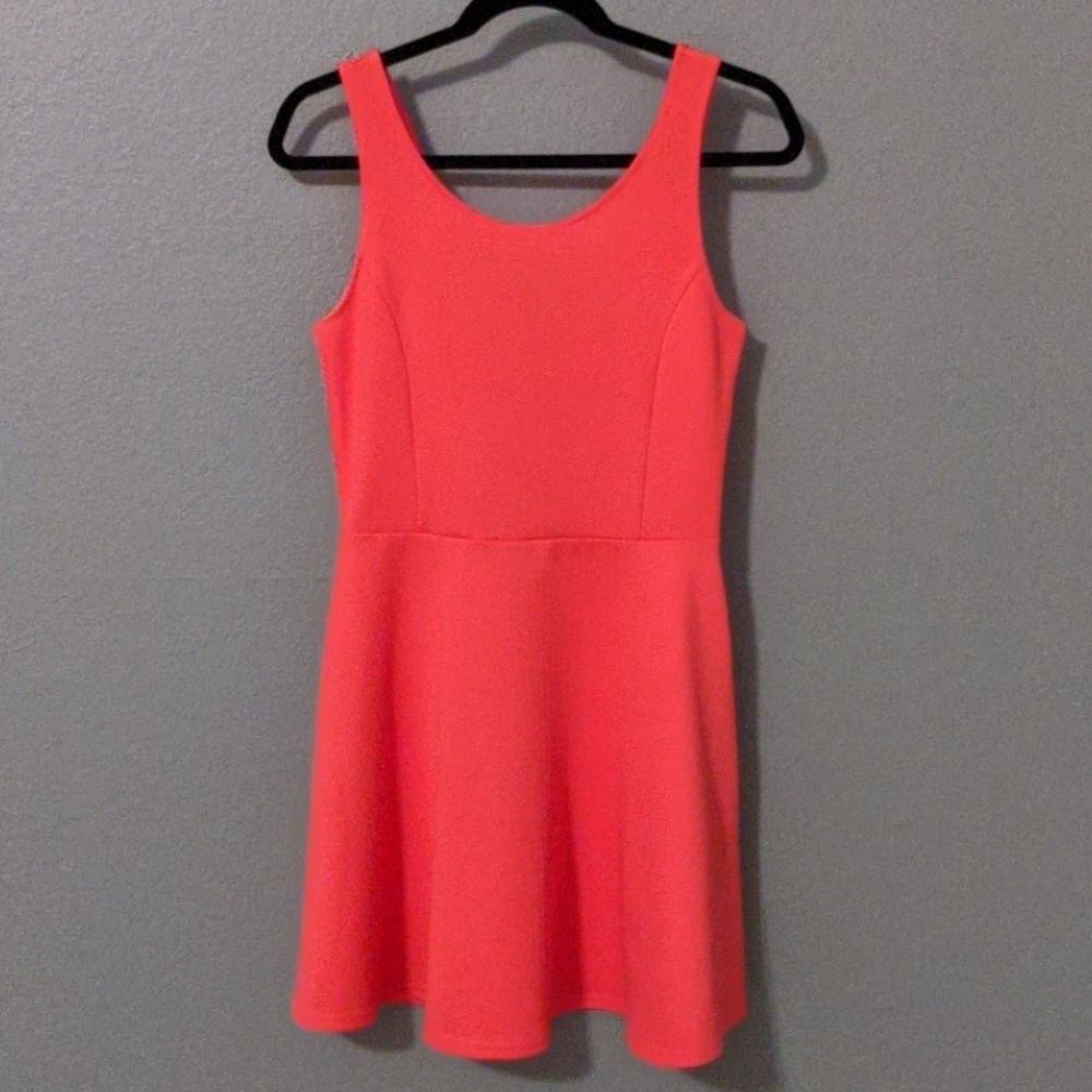 Coral dress